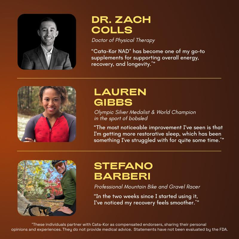 Cata-Kor NAD+ Supplement – NMN 500 Mg | Quercetin | TMG | Resveratrol Complex – Supports Cellular Energy & NAD+ Levels - Vitamin Dietary Supplement Healthcare