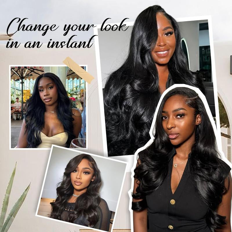 Mamushow 13X6 Real SKINLIKE HD Lace Frontal Body Wave Wigs Human Hair Pre Plucked Bleached Tiny Knots 250 Density 0.10Mm Ultra Thin Invisible Lace Front Wigs for Women Human Hair