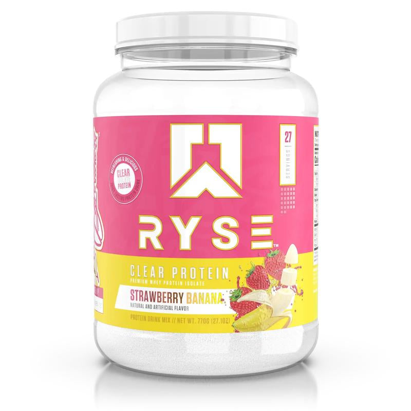 RYSE - Clear Whey Protein Powder - 22G of Whey Isolate Protein & Zero Sugar - 27 Servings